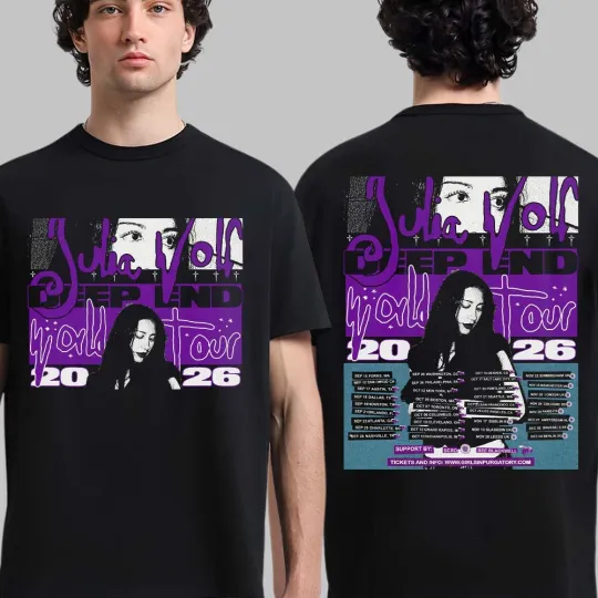 Discover Julia Wolf Deep End World Tour 2026 North America UK And EU Schedule T-Shirt