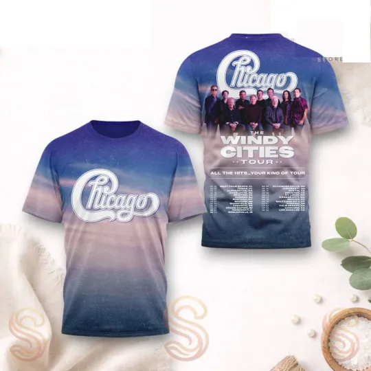 Discover Chicago-The-Windy-City Tour 2026 All The Hits Your Kind Of Tour Shirt