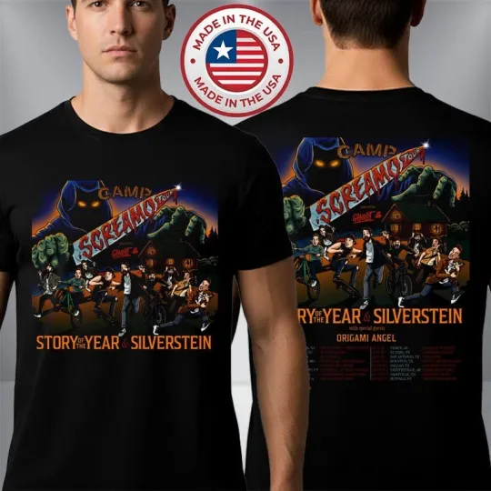 Discover Story Of The Year And Silverstein Camp Screamo Tour 2026 T-Shirt