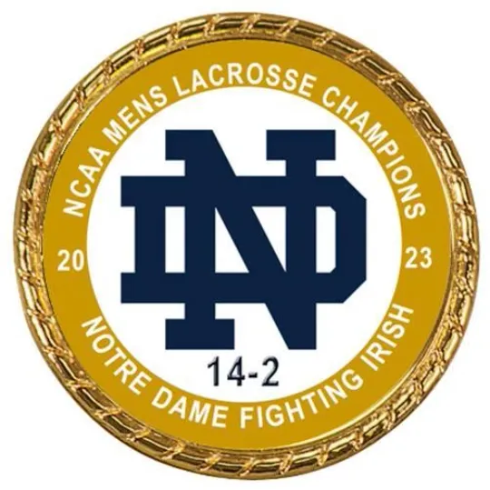 Tribute Coin ND Fighting Irish 2023 Division I Men's Lacrosse Champions