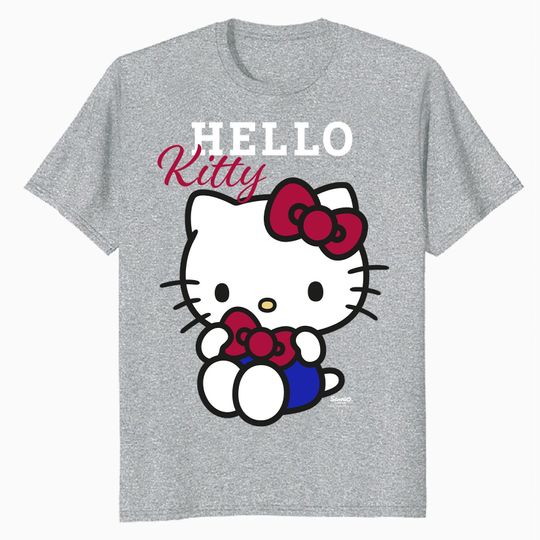 Hello Kitty College School Team Fun Sweet Cute Pose T-Shirt