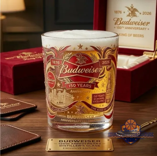 Budweiser 150th Anniversary Whiskey Glass