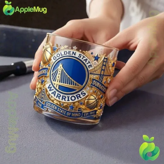 Discover Warriors Whiskey Glass