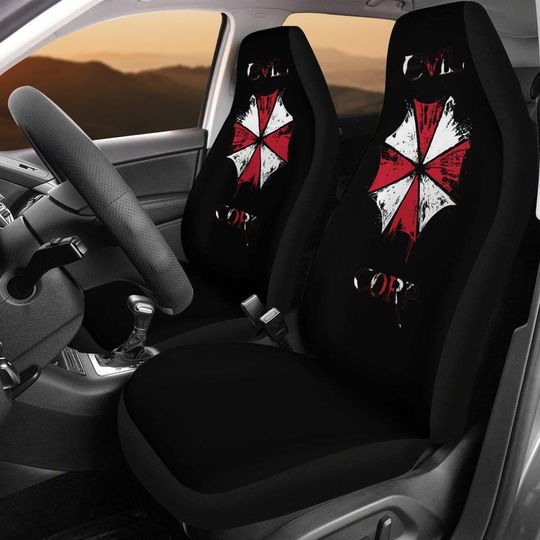 Raccoon City Car Seat Covers, Umbrella Corporation Car Seat Covers, Resident Evil Car Seat Protector, Resident Evil Car Seat Protector
