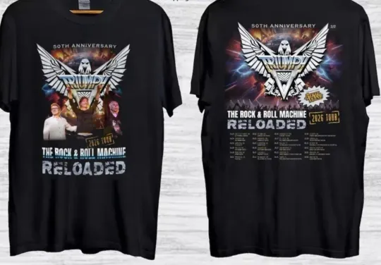 Discover Trivph 50th Anniversary 2026 Tour T-Shirt 2 sided