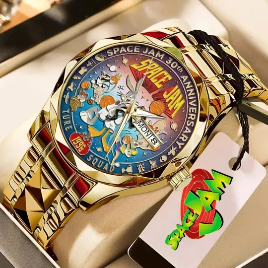 Discover Space Jam 30th Anniversary Alloy Luxury Quartz Watch