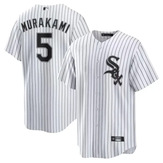 Men/Youth White Soxx #5 Munetaka Murakami White Home Limited Printed Jersey