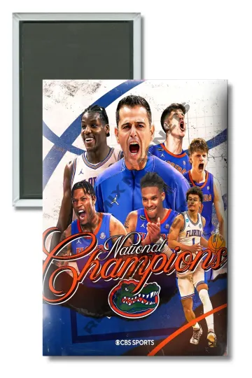 2025 NCAA Men's Basketball Florida Gators Magnet