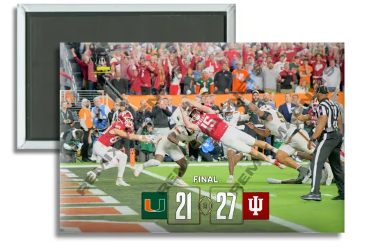 Discover 2025 Indiana Hoosiers Mendoza Dive National Champions Magnet