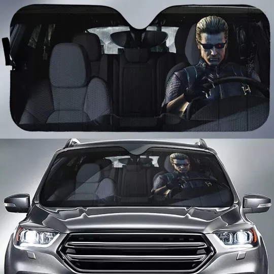 Albert Wesker Car Sunshade