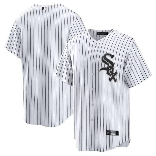 Personalized Chicago White Sox White baseball jersey, custom name and number