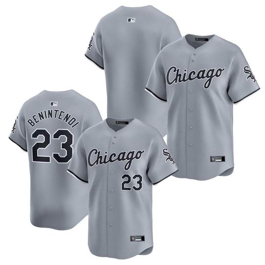 Personalized Chicago White Sox Gray baseball jersey, custom name and number