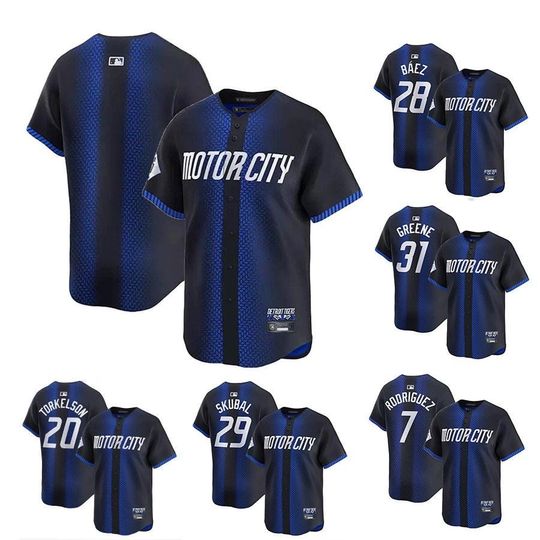 Personalized Detroit Tigers Navy Baseball Jersey, 2025 City Connect ,Custom Name & Number