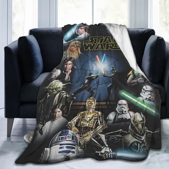Discover Darth Vader Blanket Throw, Fluffy Fleece Blanket, Lightweight Sofa Blanket