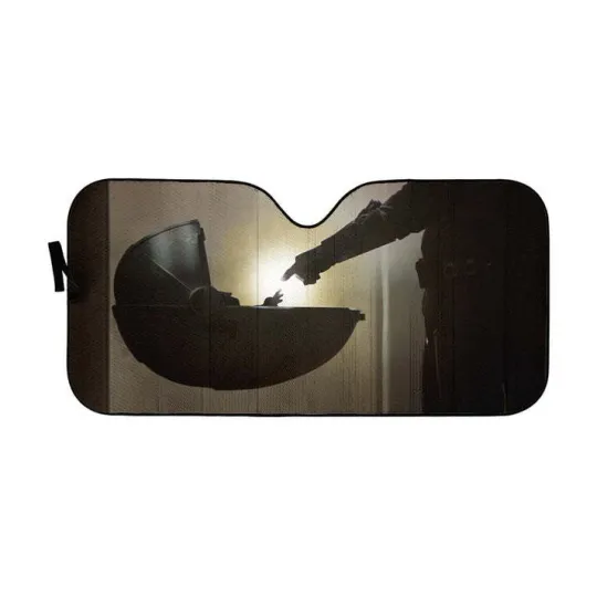 Discover The Creation Of Mandalorian Baby Car Auto Sunshade