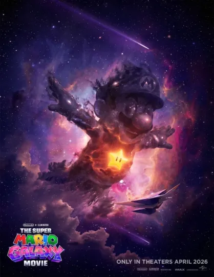 The Super Mario Galaxy Movie Poster 2026