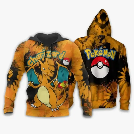 Discover Charizard Anime 3D Hoodie, Anime Cartoon 3D Hoodie