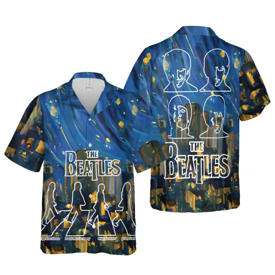 The Beatles Hawaiian Shirt For Mens