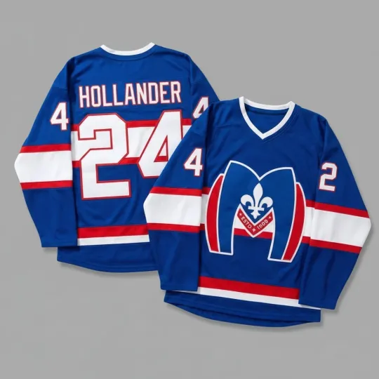 Rozanov Shane Hollander Hockey Jersey Men's Movie Inspired Heated Rivalry