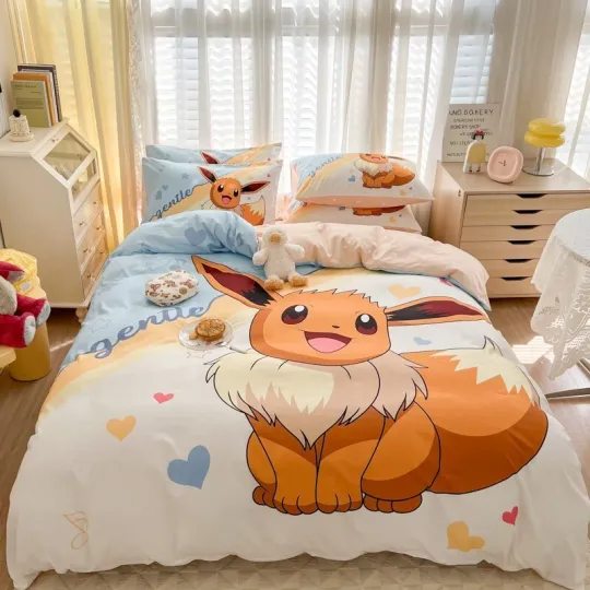 Discover Eevee Queen Bed Cover Set