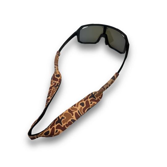 Old School Camo Glasses Strap