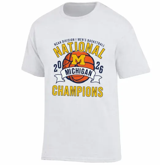 Michigan Wolverines 2026 NCAA Men’s Basketball National Champions T-Shirt