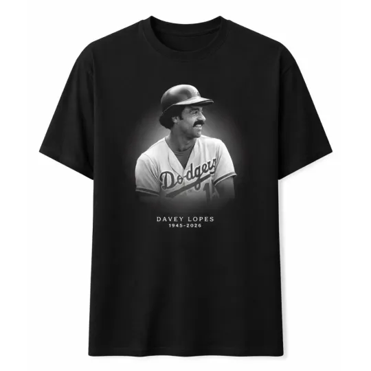 Discover Los Angeles Baseball Davey Lopes Thank You For Memories T-Shirt