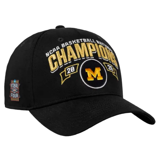 Discover Michigan Wolverine 2026 NCAA Men's Basketball National Champions Locker Room Hat
