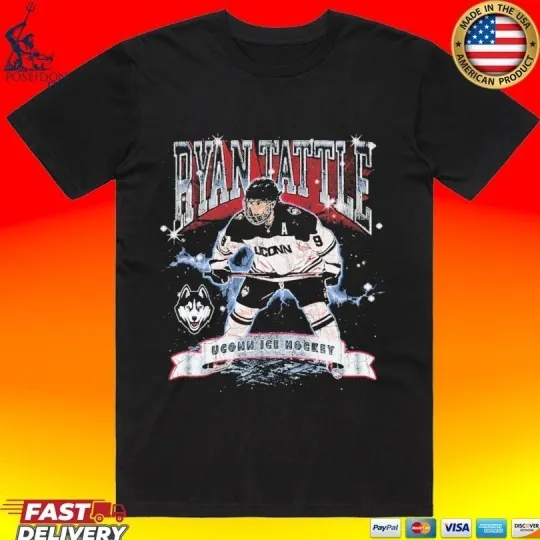 Discover Ryan Tattle Uconn Ice Hockey 2026 Unisex T-shirt