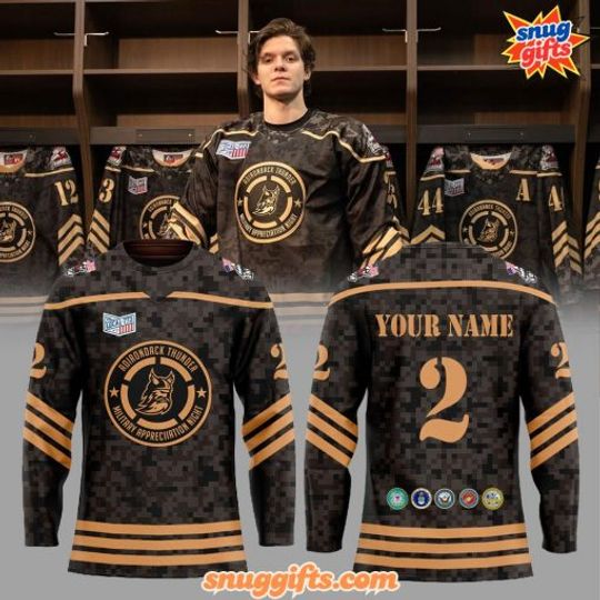 Adirondack Thunder Military Appreciation Night 2025 Special Hockey Jersey