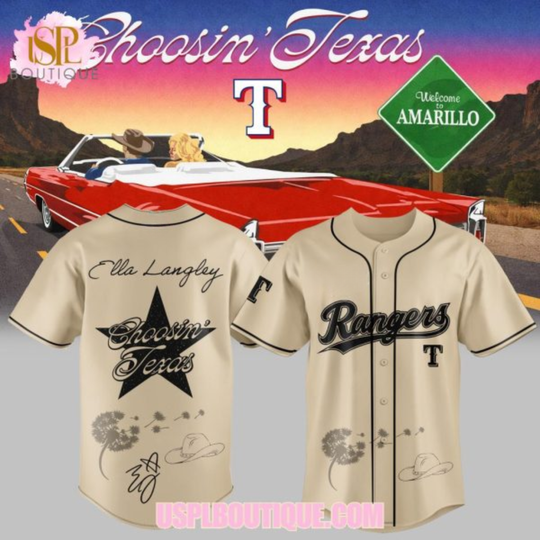 Texas Rangers x Ella Langley Choosin’ Texas 2026 Jersey