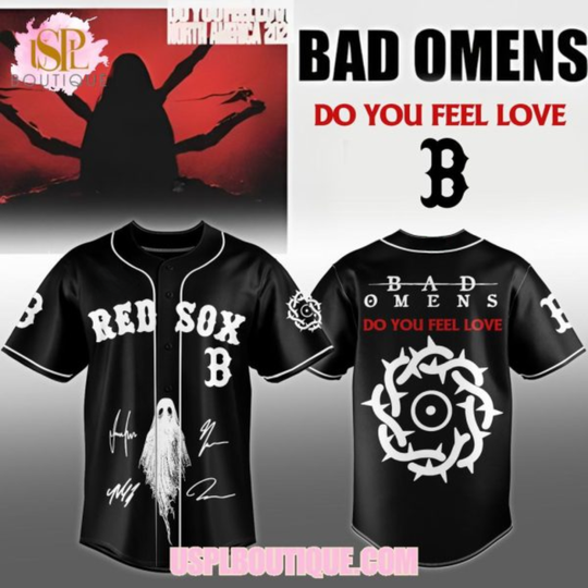 Boston Red Sox x Bad Omens 2026 Do You Feel Love Jersey