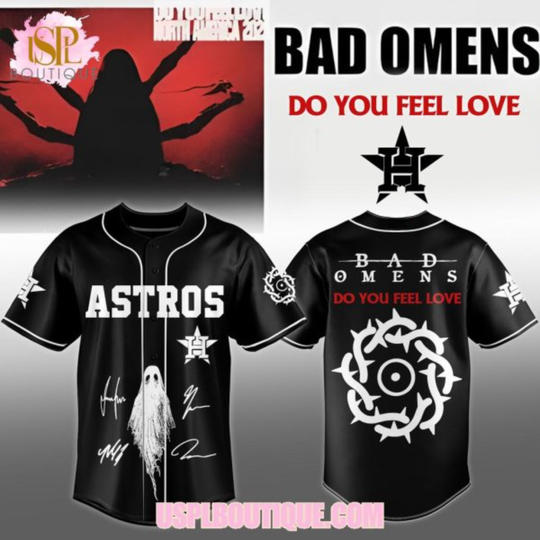 Houston Astros x Bad Omens 2026 Do You Feel Love Jersey
