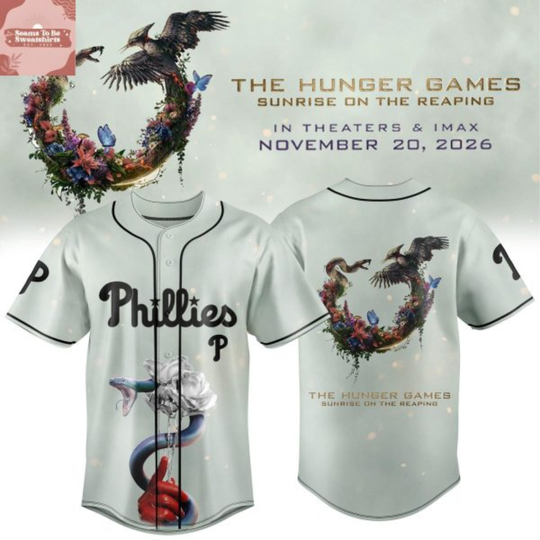 Philadelphia Phillies x The Hunger Games Sunrise on the Reaping 2026 Baseball Jersey