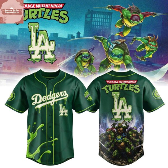 Discover Los Angeles Dodgers x Teenage Mutant Ninja Turtles Night 2026 Baseball Jersey
