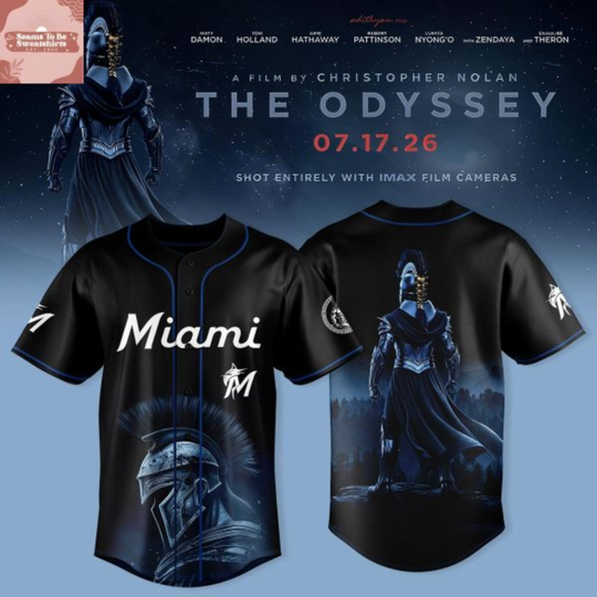 Miami Marlins x The Odyssey 2026 Defy the Gods Baseball Jersey