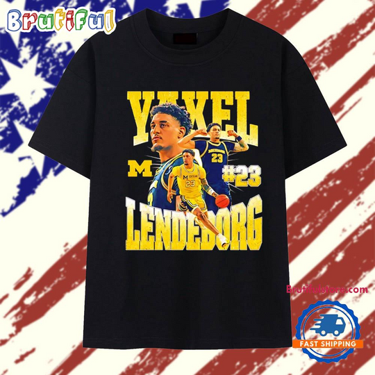 Yaxel Lendeborg 23 Michigan Wolverines men’s basketball Champions T Shirt