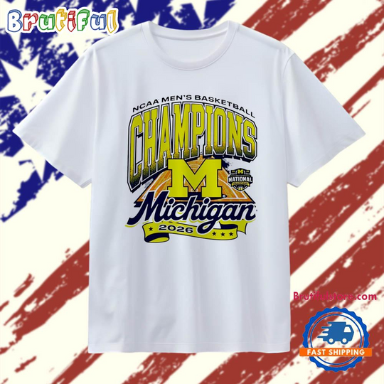 Michigan Wolverines 2026 Men’s Basketball National Champions stadium T Shirt
