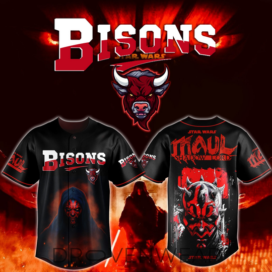 Buffalo Bisons Star Wars Darth Maul Theme Night Baseball Jersey