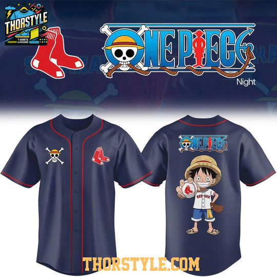 Boston Red Sox One Piece Night 2026 Themed Game Baseball Jersey