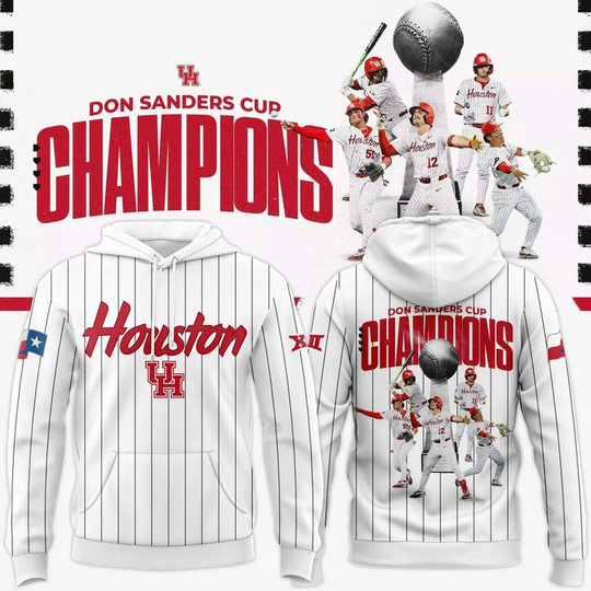 Houston Cougars 2026 Don Sanders Cup Champions Hoodie
