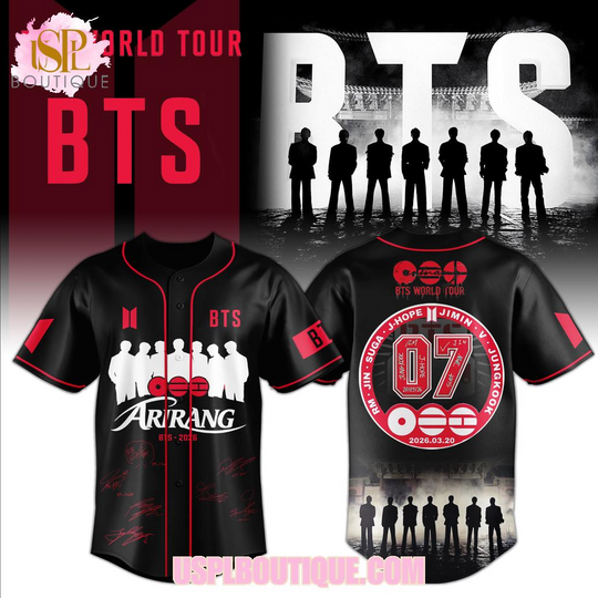 BTS Arirang World Tour 2026 Jersey