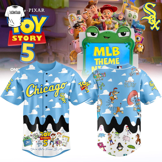 Chicago White Sox x Toy Story 5 Edition Baseball Jersey