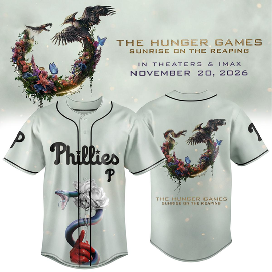 Philadelphia Phillies x The Hunger Games Sunrise on the Reaping 2026 Baseball Jersey