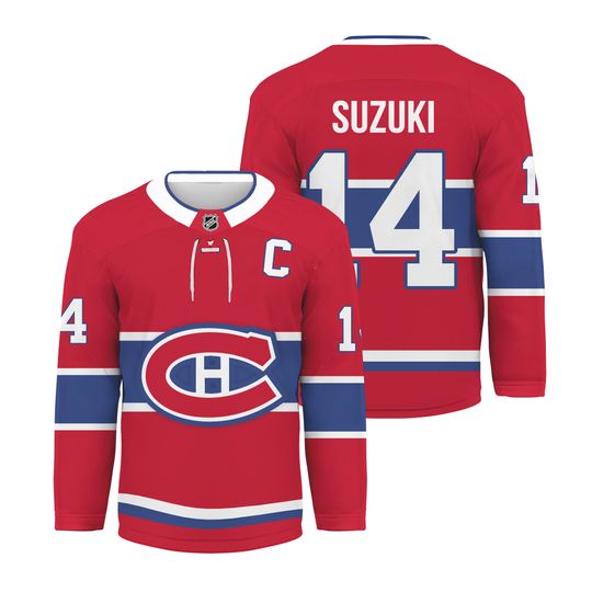 Nick Suzuki Montreal Canadiens Home Jersey