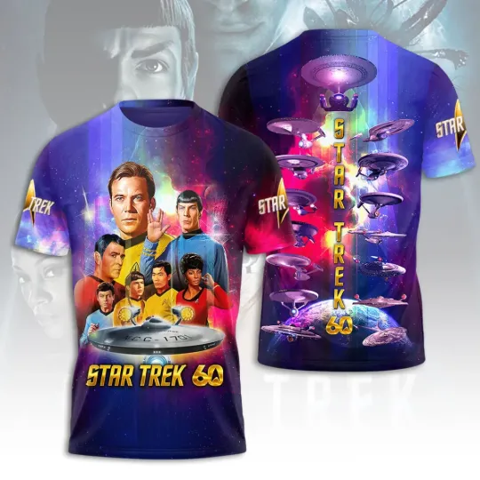 Discover startrek2020 60th Anniversary 1966-2026 Shirt - All Over Print Shirt, S to 5XL