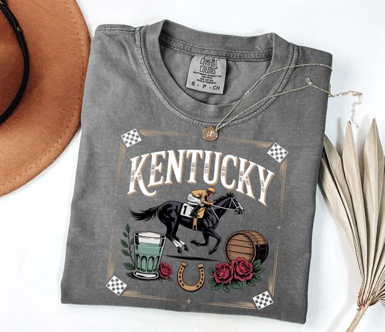 Discover Comfort Colors Kentucky Derby Race 2026 Shirt,Derby Tshirt, Horse Racing Lover Sweatshirt, Racing Matching Outfit