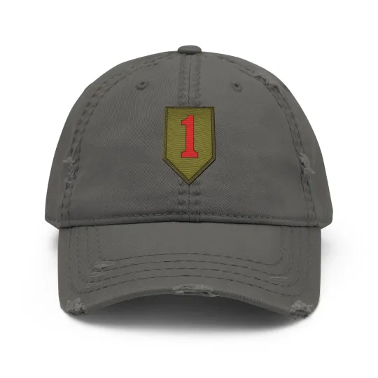 Big Red One Dad Hat - 1st Infantry Division Embroidered Cap