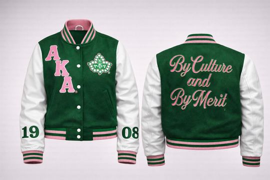 Green Varsity Jacket - Cropped
