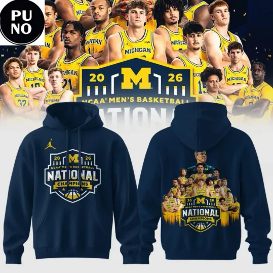 Discover Michigan Wolverine 2026 NCAA National Champion Locker Room Trophy Hoodie